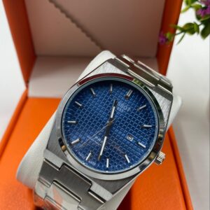 Tissot  Silver Strapped Blue Face