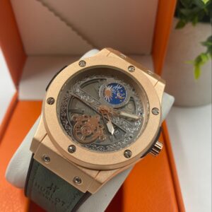 Hublot Brown Strapped Bronze Rim