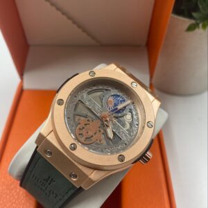 Hublot Black Strapped Bronze Rim