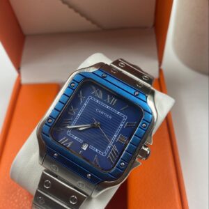 Cartier Blue Rim Blue Face