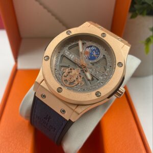 Hublot BlueBlack Strapped Bronze Rim